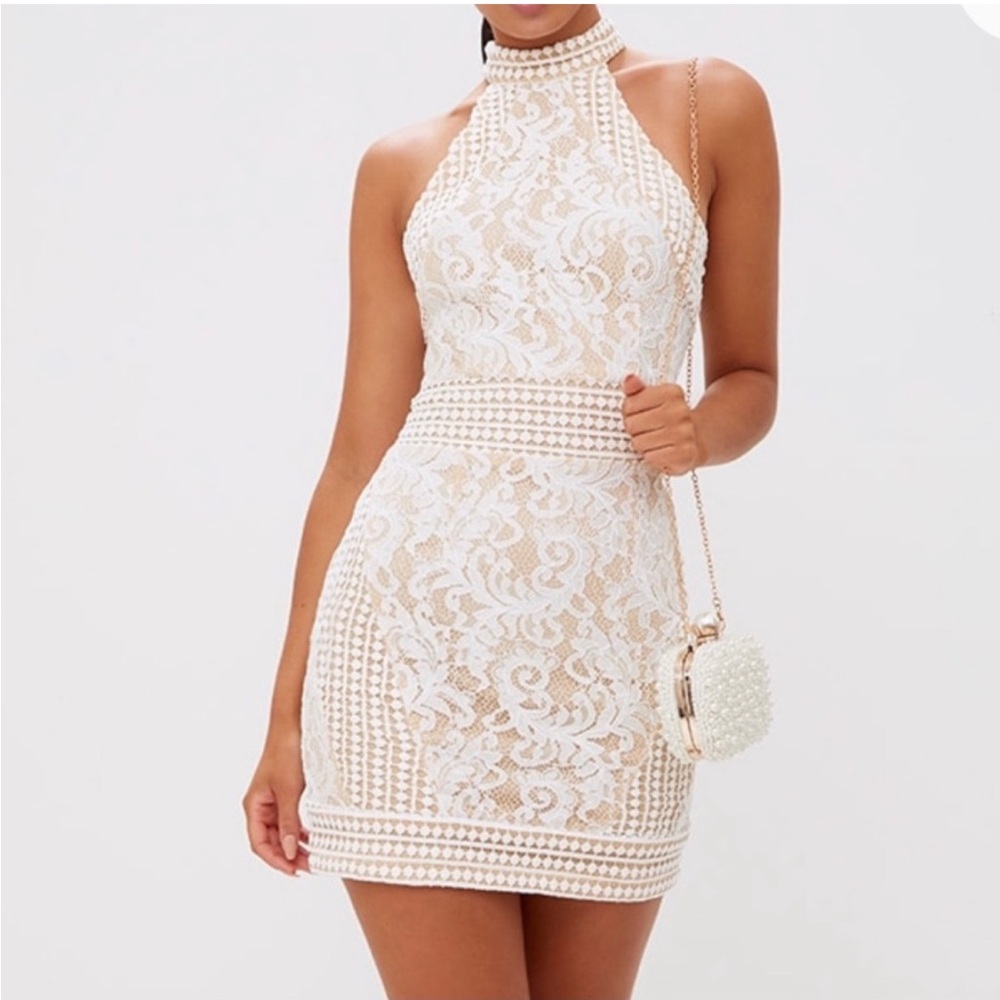 Pretty Little Things White Lace Dress